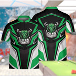 Load image into Gallery viewer, Clean Sweep Buffalo Bowling Jersey Quarter-Zip Custom Bowling Shirt, Player Bowling Gift