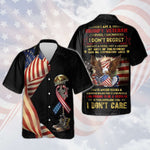 Load image into Gallery viewer, Grumpy Veteran I Served I Sacrificed I Don't Regret Hawaiian Shirt For Men Women