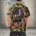 Load image into Gallery viewer, Men Army Hawaiian Shirt, US Army American Flag Shirt For Men Women