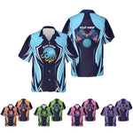 Load image into Gallery viewer, Personalized Bowling Hawaiian Shirt American Eagle Ball Custom Bowling Shirt Gift For Bowler Player