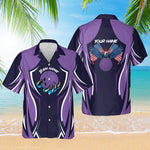 Load image into Gallery viewer, Personalized Bowling Hawaiian Shirt American Eagle Ball Custom Bowling Shirt Gift For Bowler Player