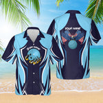 Load image into Gallery viewer, Personalized Bowling Hawaiian Shirt American Eagle Ball Custom Bowling Shirt Gift For Bowler Player