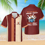 Load image into Gallery viewer, Personalized Bowling Hawaiian Shirt Custom Bowling Shirt Gift For Team Bowler Player Short Sleeve Button Down