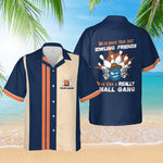 Load image into Gallery viewer, Personalized Bowling Hawaiian Shirt Custom Bowling Shirt Gift For Team Bowler Player Short Sleeve Button Down