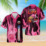 Load image into Gallery viewer, Personalized Bowling Hawaiian Shirt Fire Flame American Flag Custom Bowling Shirt for Team Gift For Bowler