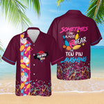 Load image into Gallery viewer, Personalized Bowling Hawaiian Shirt Ten Pins Laughing Custom Bowling Shirt Funny Bowler Player Team Gift