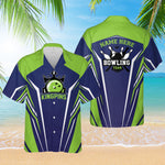 Load image into Gallery viewer, Personalized Kingpins Bowling Hawaiian Shirt, Custom Bowling Shirt, Gift for Bowler Bowling Player