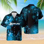 Load image into Gallery viewer, Personalized Stars Galaxy Bowling Hawaiian Shirt Custom Bowling Shirt For Team Bowler Player Gift