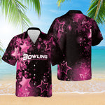 Load image into Gallery viewer, Personalized Stars Galaxy Bowling Hawaiian Shirt Custom Bowling Shirt For Team Bowler Player Gift