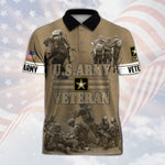 Load image into Gallery viewer, Premium U.S. Army Veteran Polo Shirt, Gift For Men