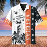 Load image into Gallery viewer, Premium U.S Multiple Service Veteran Hawaii Shirt For Men Women