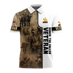 Load image into Gallery viewer, Unique Honor The Fallen Veteran Polo Shirt, Gift For Men