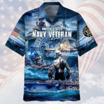 Load image into Gallery viewer, US Navy Veteran Hawaiian Shirt, Navy Military Hawaii Shirt For Men Women