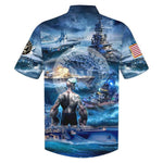 Load image into Gallery viewer, US Navy Veteran Hawaiian Shirt, Navy Military Hawaii Shirt For Men Women
