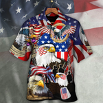 Load image into Gallery viewer, Veteran A True Hero Is Measured By Strength Of His Heart With Eagle Hawaiian Shirt For Men Women