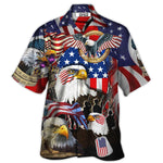 Load image into Gallery viewer, Veteran A True Hero Is Measured Hawaiian Shirt For Men Women