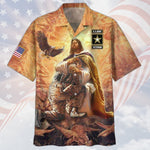 Load image into Gallery viewer, Veteran Hawaii Shirt Jesus Save Hawaii Shirt, Veteran Aloha Shirt For Men Women