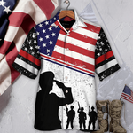 Load image into Gallery viewer, Veteran I Am A Dad Grandpa And A Veteran With Usa Flag Hawaiian Shirt For Men Women