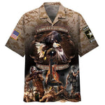Load image into Gallery viewer, Veteran On Pixels Crazy Background Design Hawaiian Shirt For Men Women