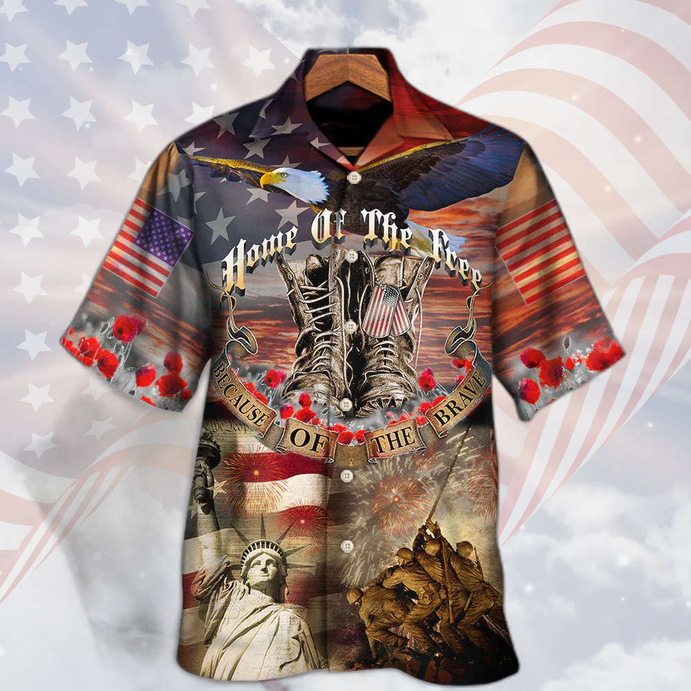 Veteran Proud To Be A With Boots Hawaiian Shirt For Men Women