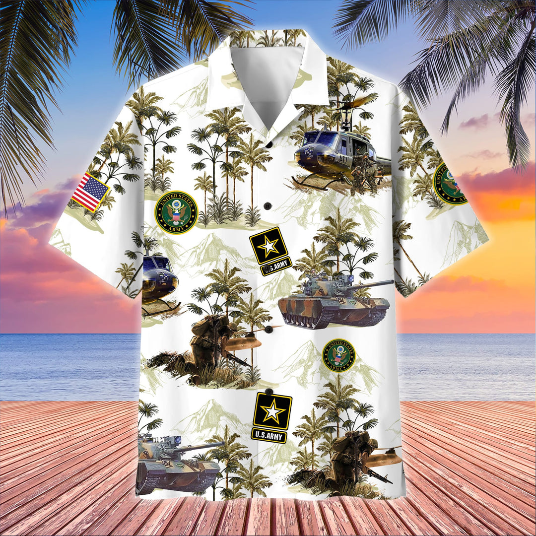 Premium American Pride US Veteran Hawaii Shirt For Men Women