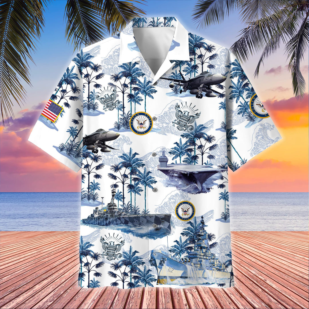 Premium American Pride US Veteran Hawaii Shirt For Men Women