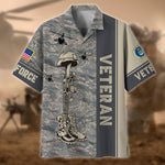 Load image into Gallery viewer, Premium Camo Soldiers Multiservice US Veteran Hawaii Shirt For Men Women
