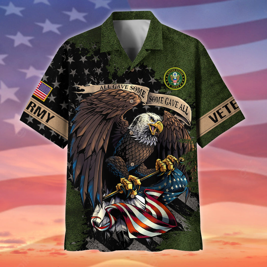Premium All Gave Some Some Gave All US Veteran Polo And Hawaii Shirt For Men Women