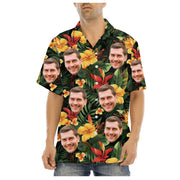 Custom Hawaiian Shirt With Face, Hawaiian Vacation Style Shirts For Men Women
