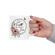 Let Your Faith Be Bigger Than Your Fear Mug, Christian Mugs, Christian Gifts For Her