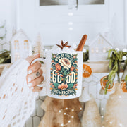 Floral Christian Mug, God Mugs, Watercolor Floral Mug, Jesus Mug, Gift For Christian