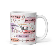 My Daily Bible Affirmations, Bible Quotes Mug, Christian Mug Religious Mug, Bible Study Gift