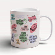 Bible Affirmation Mug, Christian Mug, Bible Quotes Mug, Gift For Christian