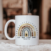 Let Your Light Shine, Bible Quote Mug, Christian Coffee Mug, Bible Verse Gifts