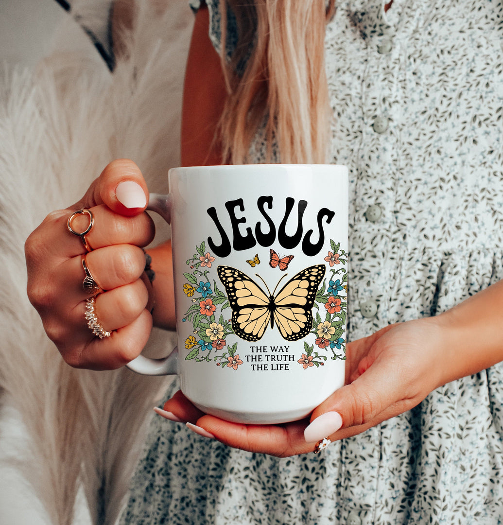 Jesus Mug Christian Gifts Bible Verse Coffee Mug, His Mercies Are New Coffee Cup Religious Gifts