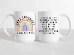Load image into Gallery viewer, God’s Covenant Christian Rainbow, Christian Ceramic Coffee Mug, Christian Gifts For Her
