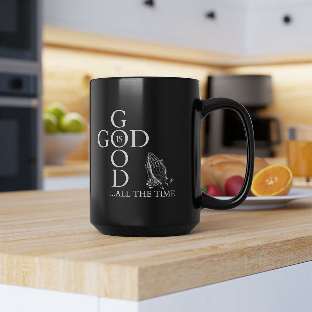 Coffee Mug - Christian Coffee Mug, 15oz Religious Mug, God is Good, Christian Gift