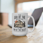 Load image into Gallery viewer, In Oceans Deep My Faith With Stand Christian Mug Scripture Based Coffee Mug
