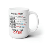 Load image into Gallery viewer, Knights Oath, Christian-inspired Coffee Mug, Jesus Gift, Perfect Gift For Believers
