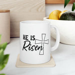 Load image into Gallery viewer, He Is Risen Mug, Jesus Christ Mug, Christian Coffee Mugs, Bible Verse Mug
