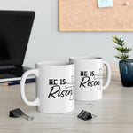 Load image into Gallery viewer, He Is Risen Mug, Jesus Christ Mug, Christian Coffee Mugs, Bible Verse Mug
