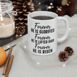 Load image into Gallery viewer, He Is Risen Mug, Ceramic Mug, Christian Coffee Mugs, Christian Gifts
