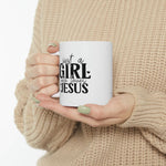 Load image into Gallery viewer, Christian Mug, Just A Girl Who Loves Jesus Ceramic Mug, Christian Gifts
