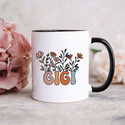 Gigi Gift, Floral Gigi Mug, Baby Announcement, Gift For New Grandma