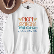 Mom Grandma Great-Grandma Sweatshirt, Great-Grandma Sweatshirt, Mother's Day Gift