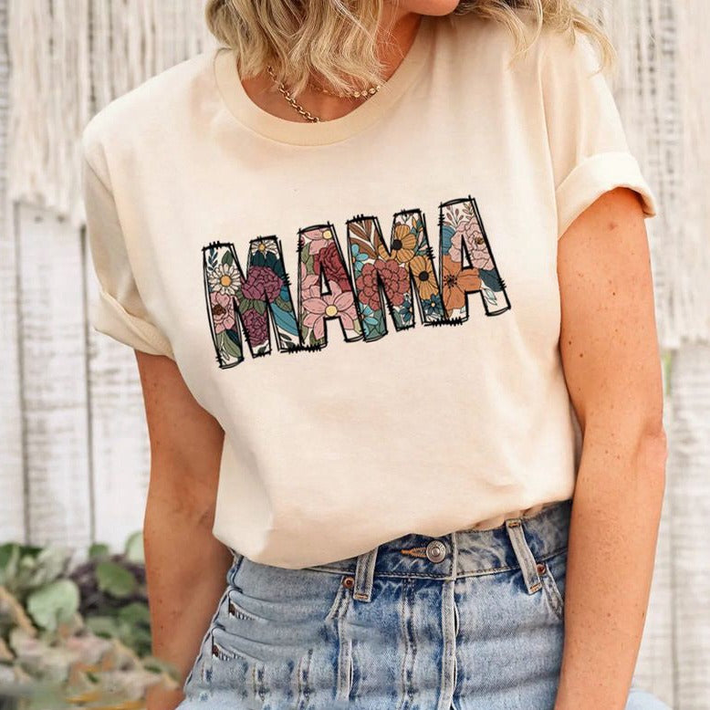 Mama Shirt, Wildflowers Mama Shirt, Mom TShirt, Mother's Day Gift