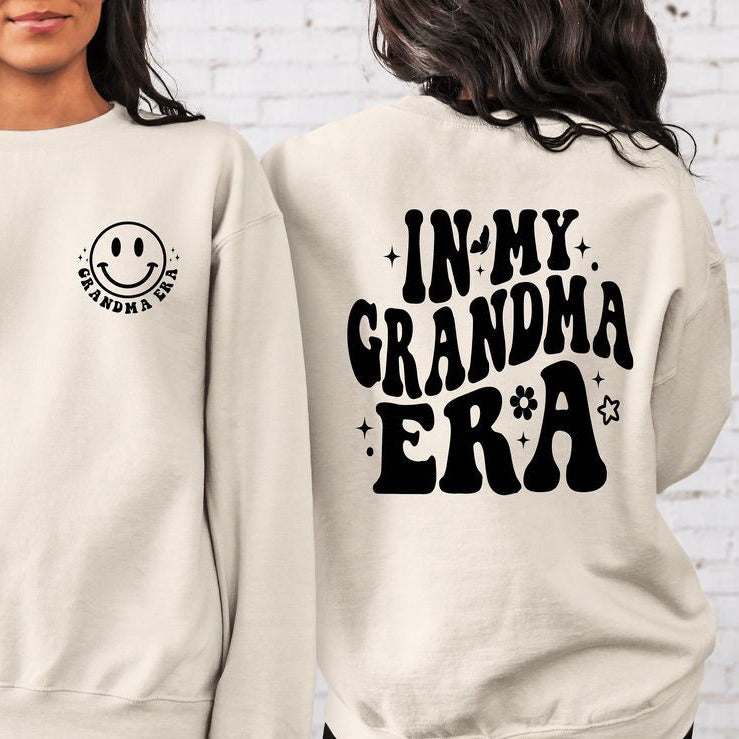 In My Grandma Era Sweatshirt, Gift For Grandma, Mother's Day Gift