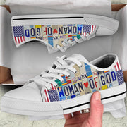 Woman Of God Low Top Shoes, Women's Casual Shoes, Gift For Women
