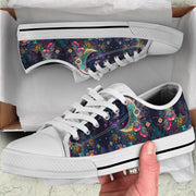 Sleepy Garden Low Top Low Top Shoes, Nature Lover Gift For Men Women