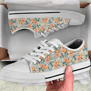 Meadow Flowers Low Top Sneakers, Flower Sneakers Birthday Gift For Her